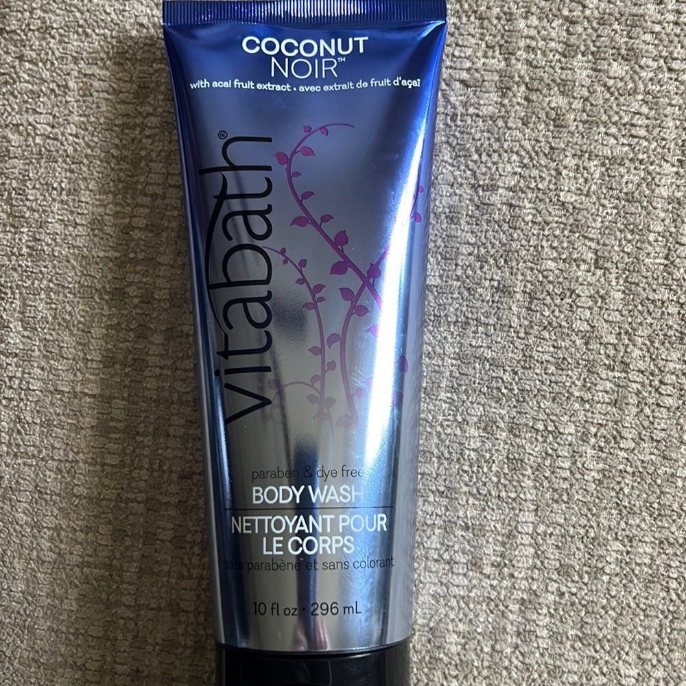 Vitabath Coconut Noir Body Paraben & Dye Free 10 Oz